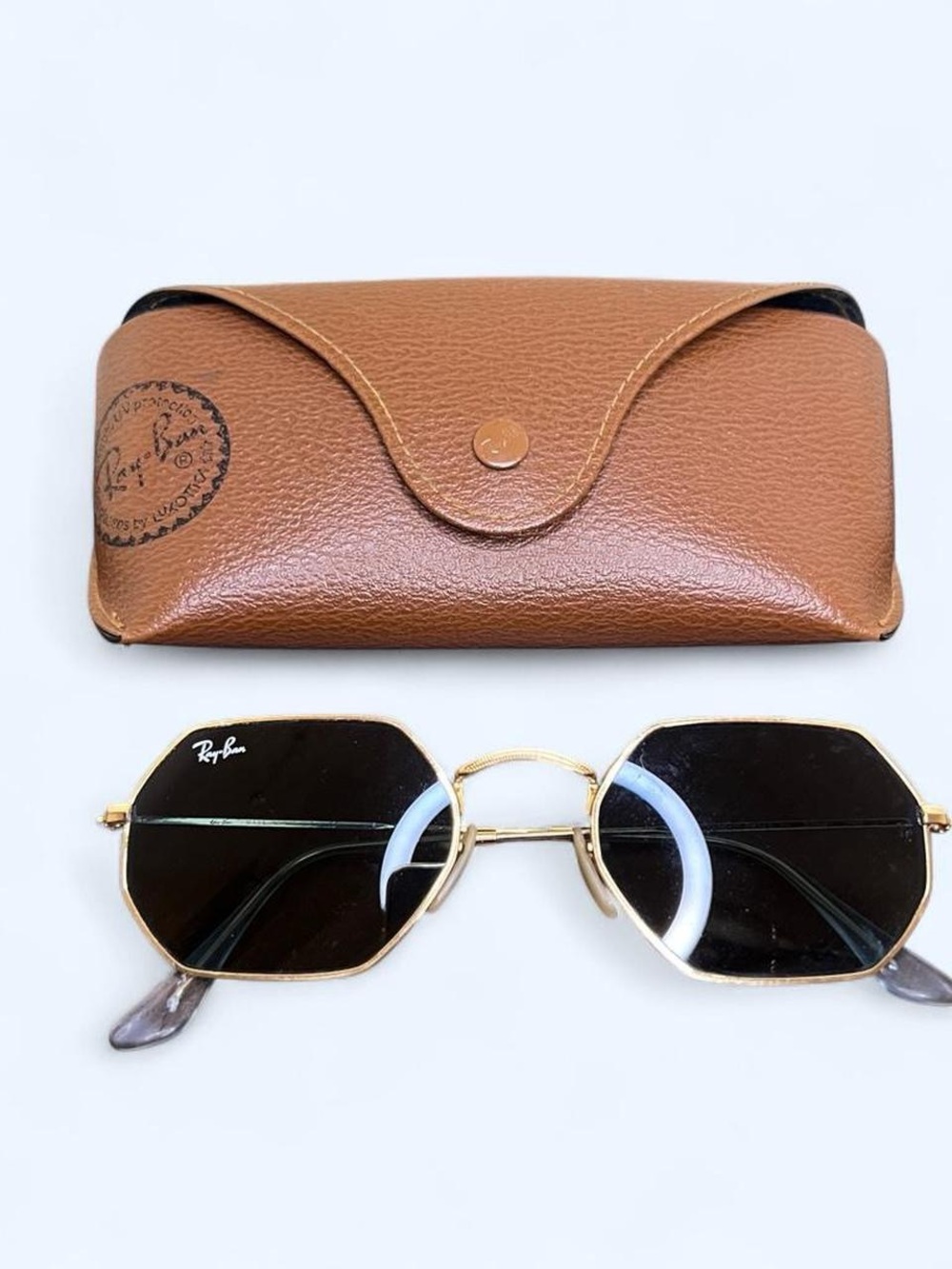 Ray-Ban Gold Octagonal Frames